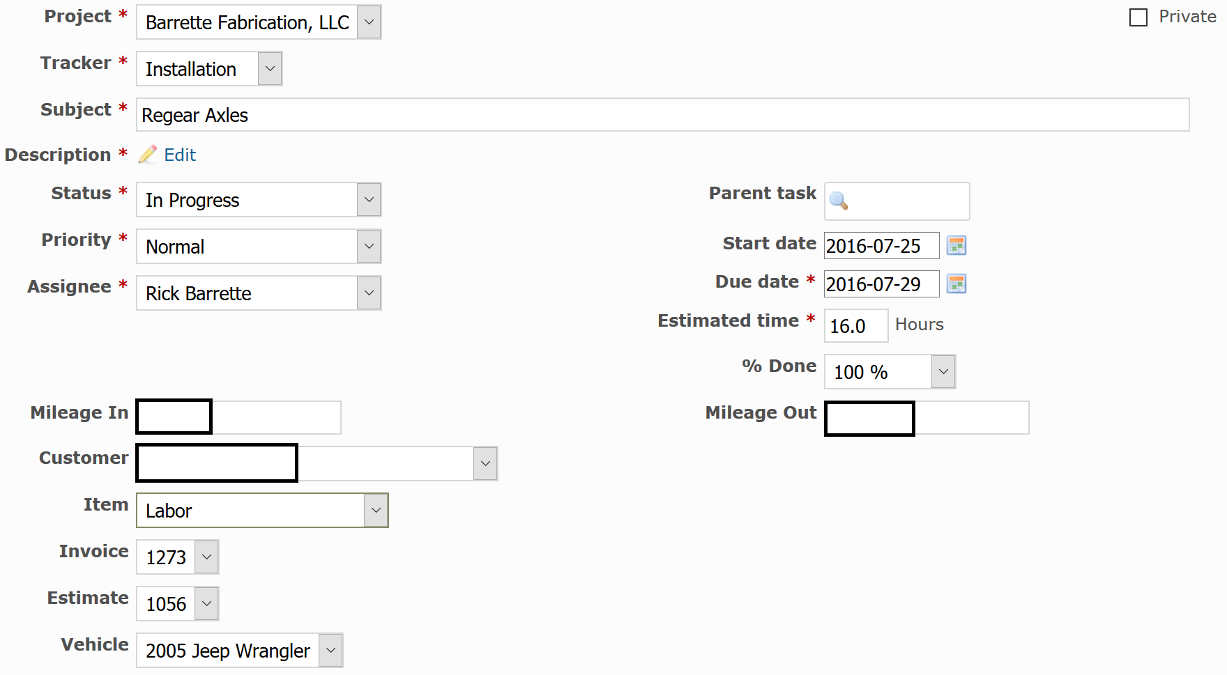 Alt plugin_issue-edit