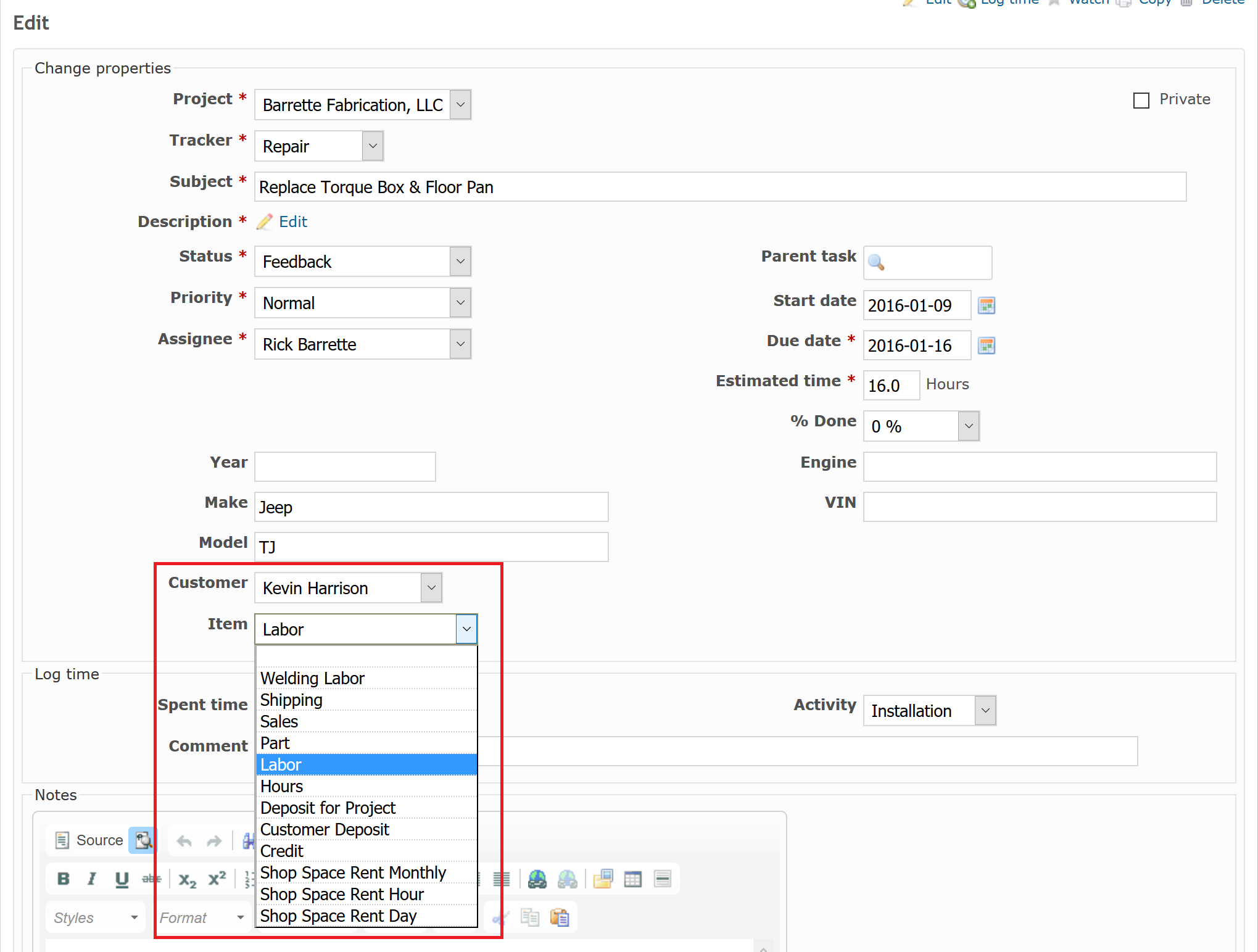 Alt plugin_issue-edit
